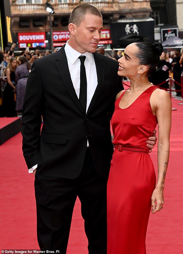 Nine months earlier, the actress split from fiance Channing Tatum - after the former couple began dating in 2021; former couple seen in 2024 in London