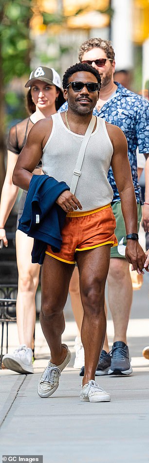 Donald Glover and Paul Mescal proving that, for inseams, the only way is up.