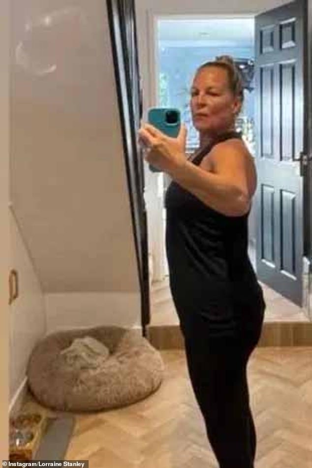 The screen alum - who lost 12lbs in her first six weeks on the new diet - recalled: 'I've eaten a lot of boiled eggs, fish, chicken, no carbs, no crisps and no chocolate