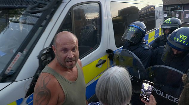 Chief Superintendent Simon Anslow said: 'The events in Epping on Thursday were shocking and have no place in our neighbourhoods'