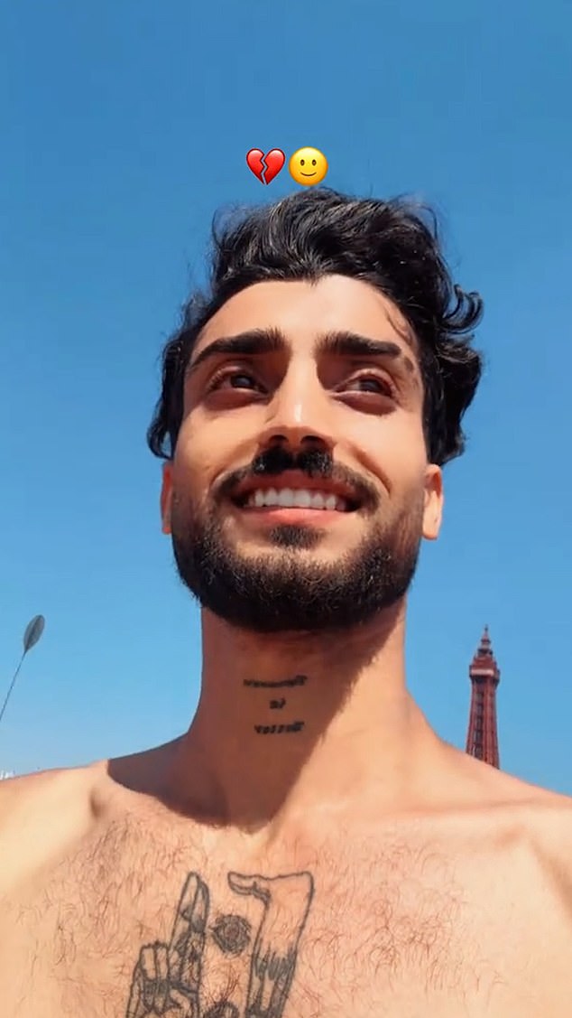 The footage has been posted on the TikTok of an account of a man, believed to be from Iraq, called Youssef Hassan, who has more than 5,000 followers