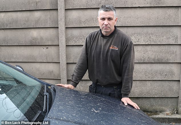 Mechanic Thomas Wizla believes he has been suffering with stomach issues and unexplained weight loss due to the debris being pumped into the air through by the refinery plant