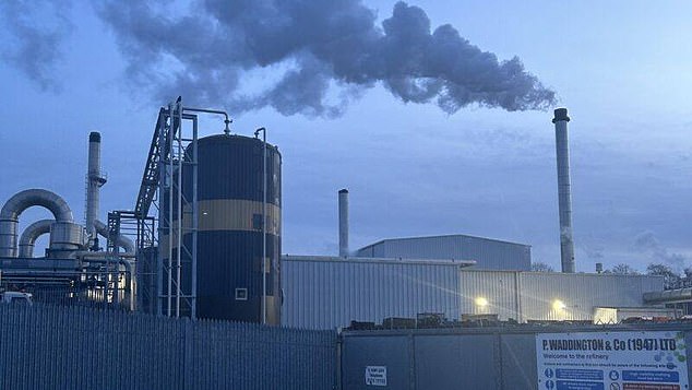 Pictured: The P Waddington plant. It has been in operation since the 1940s and before that was an abattoir