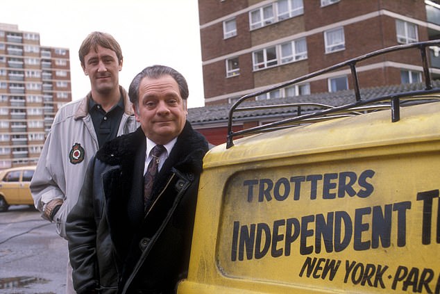 Created by the inimitable late John Sullivan, it starred Sir David Jason as Derek 'Del Boy' Trotter and Nicholas Lyndhurst as his little brother Rodney (pictured)