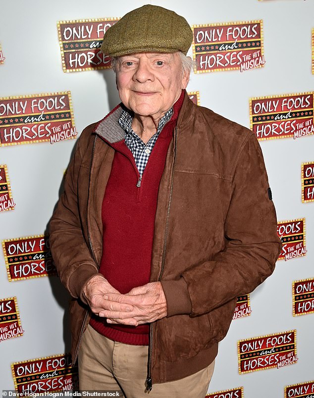 The heartwarming anecdote shows the funny, nice man David (pictured, at the premiere of the Only Fools And Horses musical last year) is off as well as on screen - perhaps putting paid to the idea you should never meet your heroes