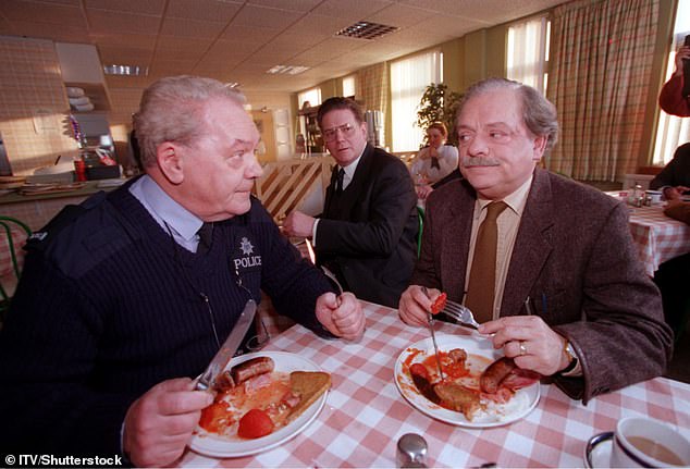 He also appeared briefly along with his brother in two episodes of The Darling Buds of May back in 1991. Pictured: The brothers on A Touch Of Frost