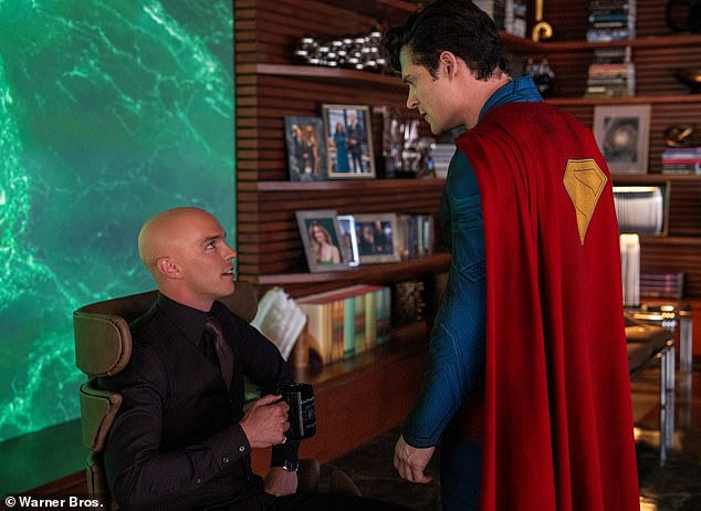 In his most recent project, he is playing Lex Luthor in the new Superman film. Pictured in the movie
