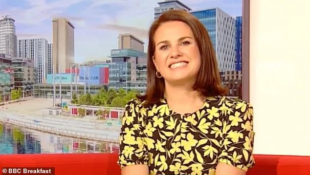 Presenter host Nina Warhurst (pictured) previously announced she would be stepping down from her role as BBC Breakfast¿s resident business reporter at the end of March