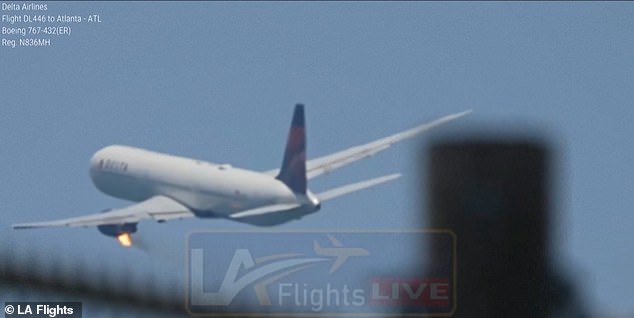 A spectator can be heard shouting 'look at that!' and 'woah!' as he films the video and questions what is happening
