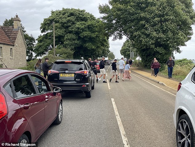 Traffic has been building up between his Diddly Squat Farm Shop and Farmer's Dog pub