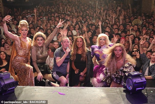 Leona belted out some of her biggest hits as she was joined for the set by equally glam drag queens, sending the iconic venue's crowd wild