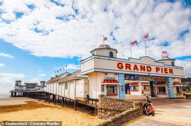 Nostalgia: Bucket-and-spade resort Weston-super-Mare was Tom's go-to for daytrips as a youngster