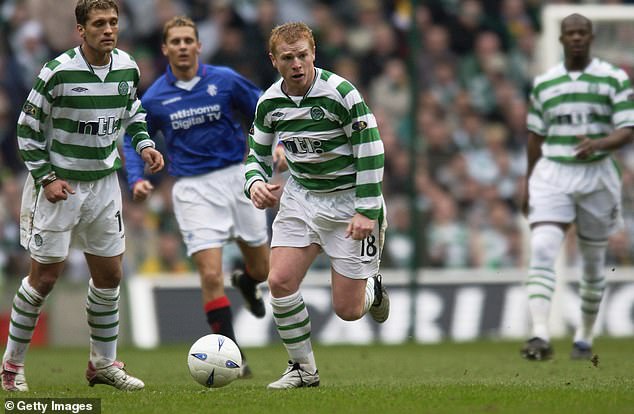 Neil Lennon was also led away from the incident in Newcastle by police but was released