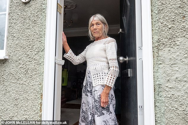 Mary Jones did not lose her home but lived right next door to Marine Cottages which were levelled in the fire