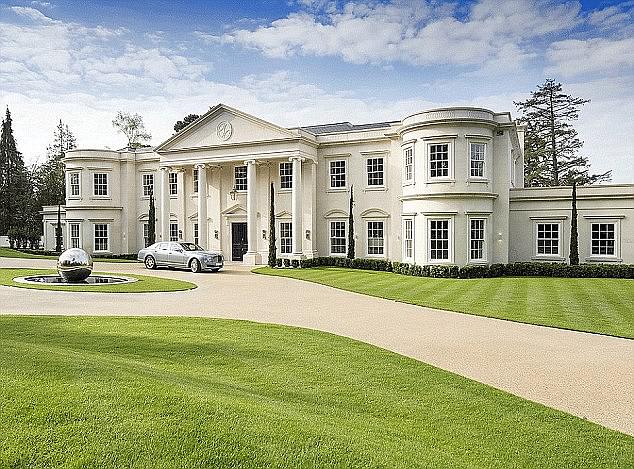 The Surrey mansion is now on the market for £60 million