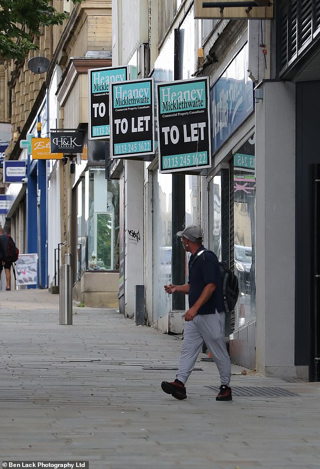 A number of To Let signs can be spotted throughout the city centre - the signs of a slump that has led to vacant stores