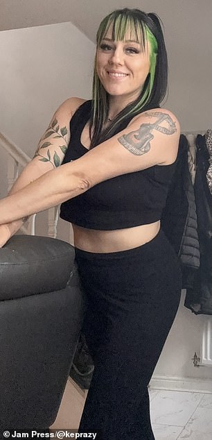 She's seen after her weight loss