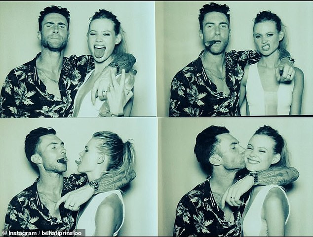 She additionally included more snaps of the pair that were taken from photo booths