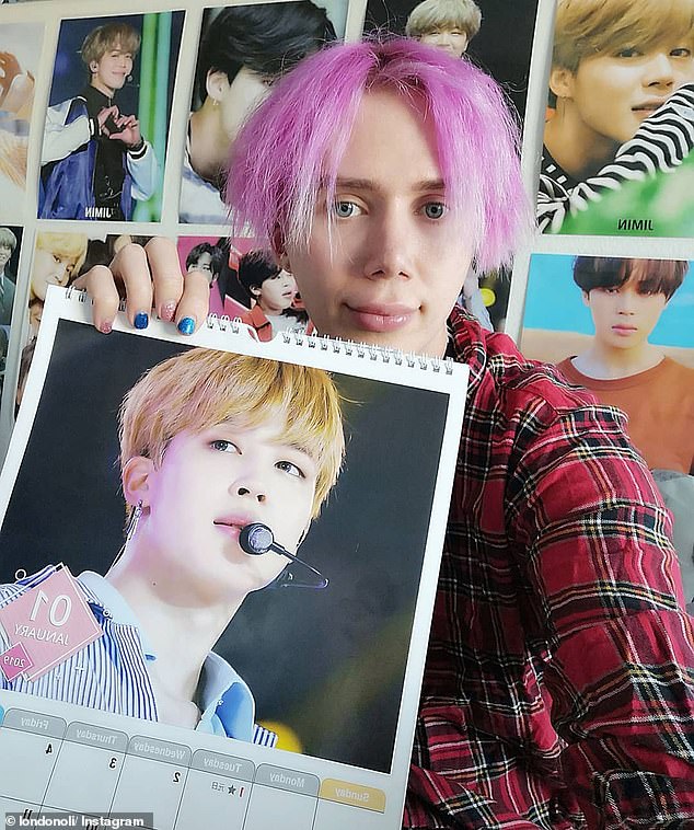 So he set out on a quest to become one himself, forking over hundreds of thousands of dollars and going under the knife dozens of times. He's seen during his journey to become Korean
