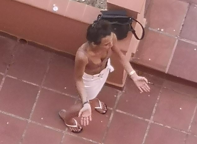 A woman accused of squatting in a property owned by Brits in the Costa del Sol