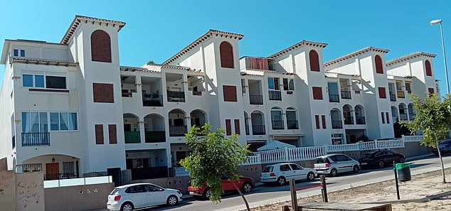 The grandmother, from London, told MailOnline she was first informed by her neighbour last December that people were in her flat, using a set of keys to come and go. Pictured: Exterior of Maureen's home