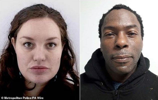 When police caught up with the pair (above) in February 2023, baby Victoria was found dumped in a disused shed in a Lidl shopping bag