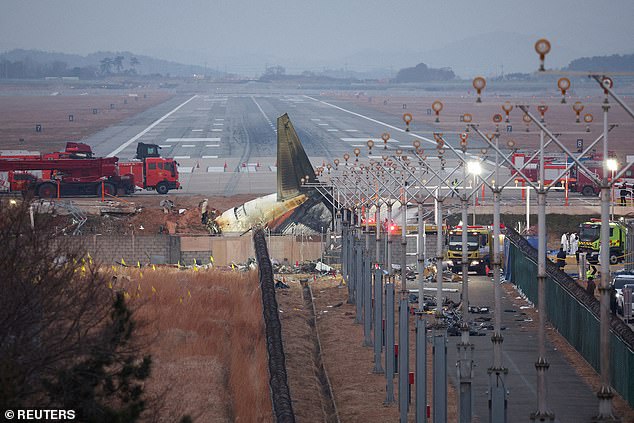 Only two of the cabin crew members seated at the rear survived the inferno