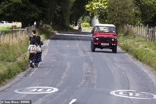 Officials try to minimize the number and size of road signs in 'areas of special landscape value' because they can detract from natural beauty and character