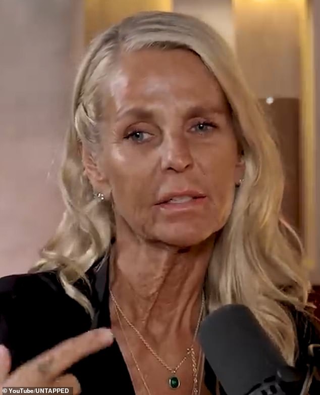 The television presenter and former model, 57, revealed she had been trolled with 'nasty comments' after appearing on Spencer Matthews ' recent Untapped Podcast which is filmed as well as recorded