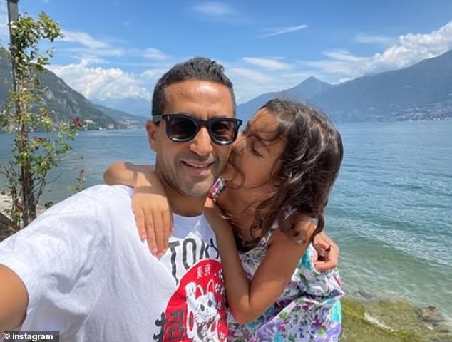 On Sunday afternoon police issued an update saying 'there is no indication that an abduction occurred' and the little girl had been found dead. (Pictured: Melina with her father)