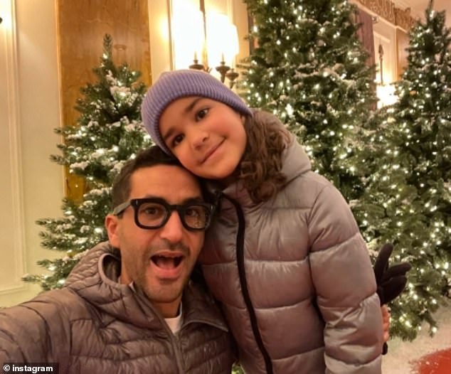 A nine-year-old girl has been found dead less than 24 hours after her father claimed she had been abducted in a white van. (Pictured: Melina Frattolin with her father Luciano, 45)