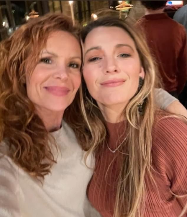 Throughout this period, Blake has been leaning on two people in particular: her husband Reynolds, 48, and her sister (pictured), fellow actress Robyn Lively, 53