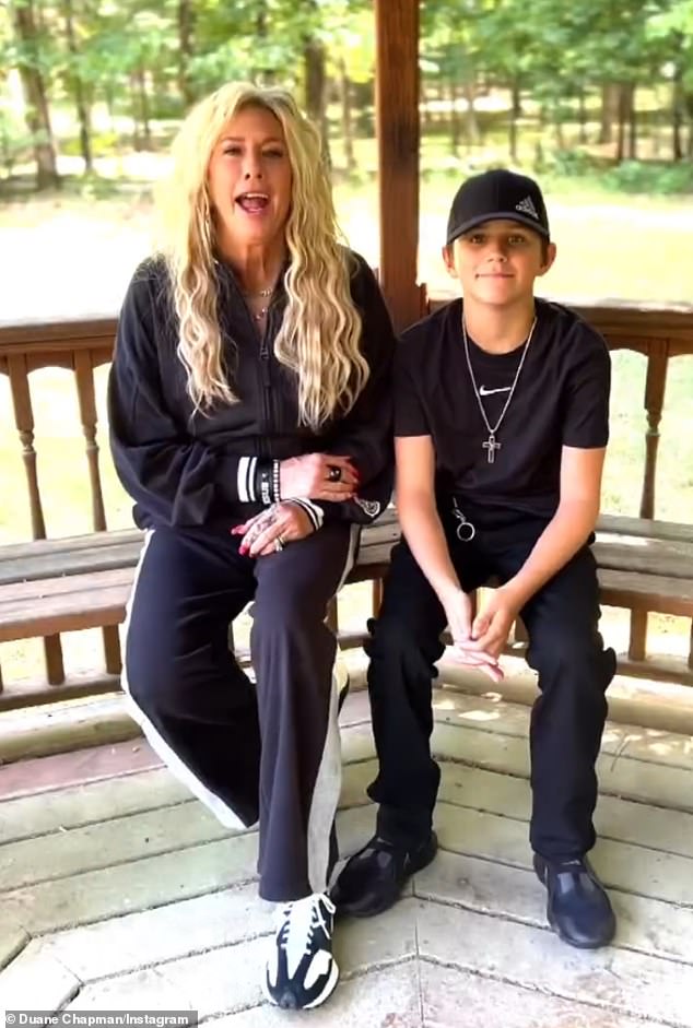 One year ago, little Anthony spent the summer with his grandparents and told a story about how he felt the wind of the Holy Spirit while visiting his 'Meemaw' in the hospital ER in 2023 after she injured her ankle (pictured in 2024)