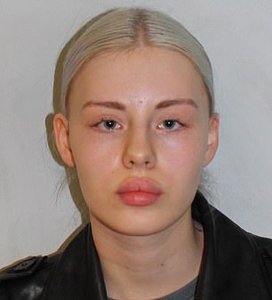 Davina Raaymakers (pictured) was the 'bait in the honeytrap'