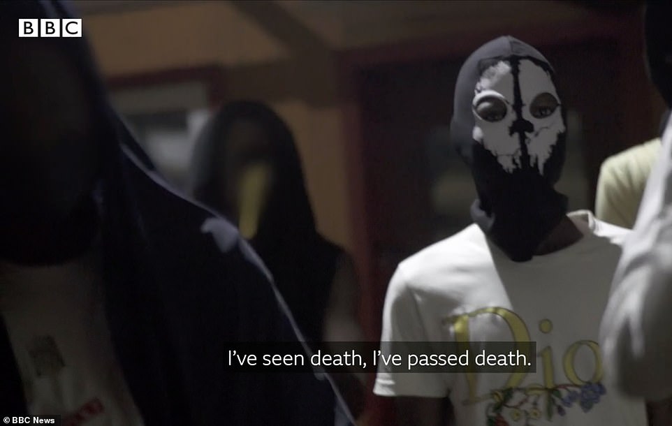 Some recruits, including students, who are struggling with debts are seen as easy targets. Pictured: The Black Axe gang