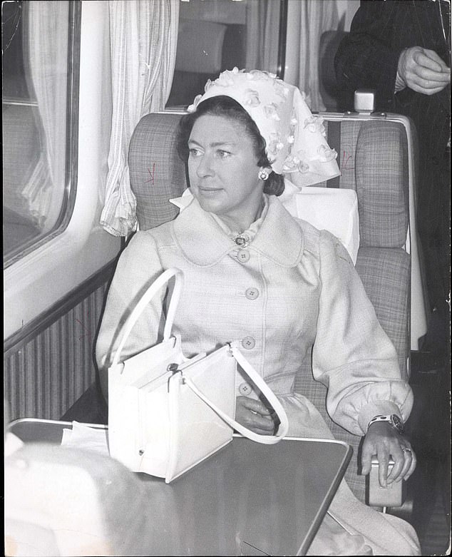 Blacknell revealed he saw the late Queen's sister (pictured) playing a Monty Python song at an aristocratic gathering in the Scottish Borders