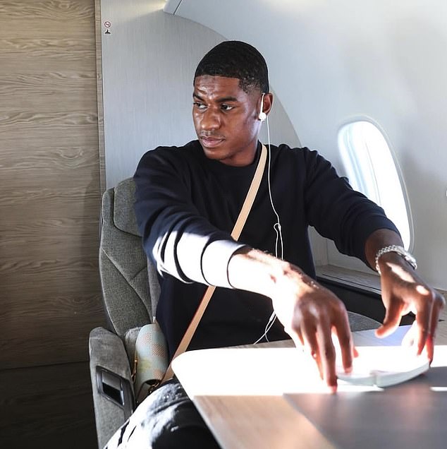 The England international landed in Barcelona on Sunday ahead of completing the move