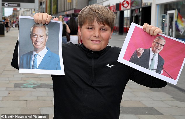 Dominic (pictured) knew both Keir Starmer and Nigel Farage from their pictures