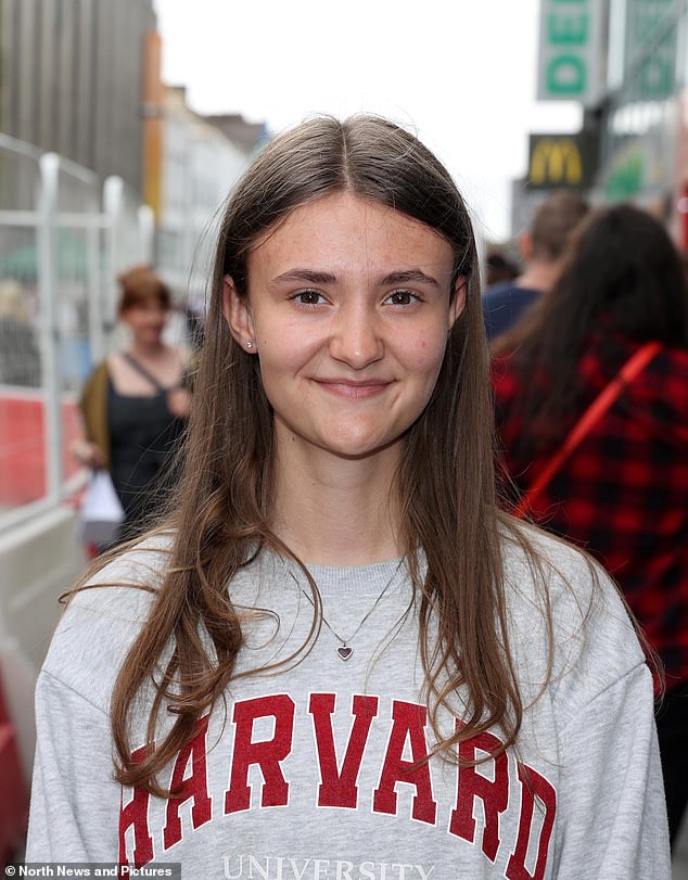 Olivia (pictured) revealed she even met Rishi Sunak once, but wasn't a fan of his favourite ice cream flavour