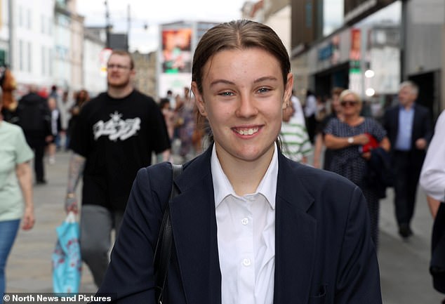 Megan (pictured) believes lowering the voting age to 16 is not a good idea as youngsters don't know much about politics at that age