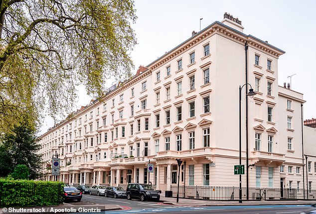 Falling: Newly listed asking prices in Westminster were 2.9 per cent lower than the previous month