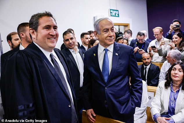 Israeli Prime Minister Benjamin Netanyahu appears before the District Court in Tel Aviv to testify for the first time in his corruption trial in Tel Aviv, Israel on December 10, 2024
