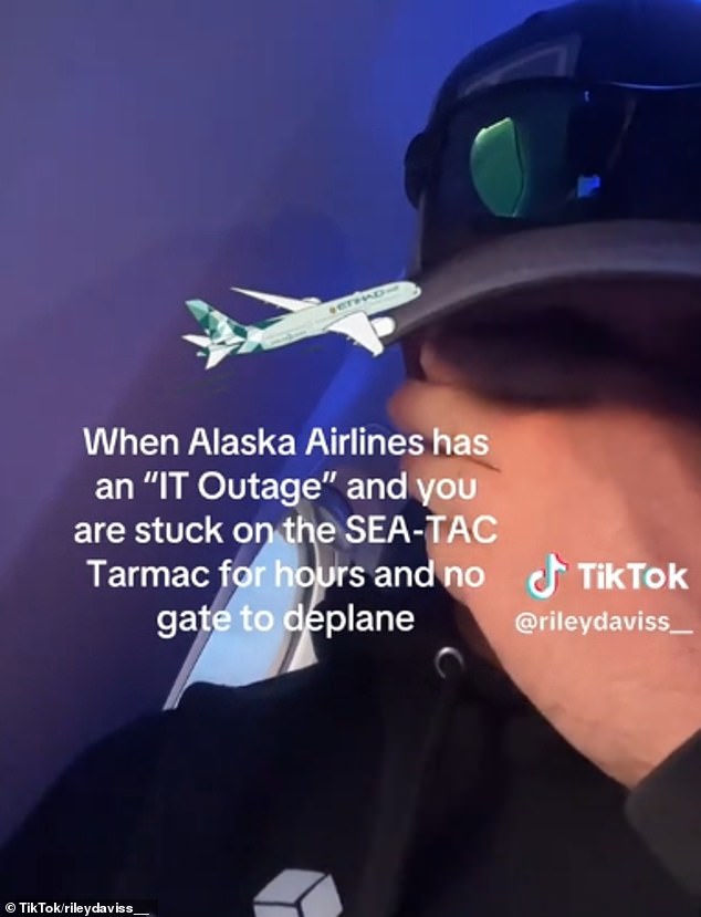 Passengers have reported being stuck on planes 'for hours' before they were ultimately instructed to deplane