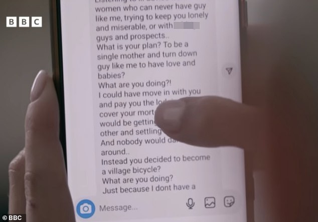 The man would attempt to insert himself into Jen¿s daily life by repeatedly sending her his location and urging her to meet him, behaving as though they were in a relationship, despite having met only once