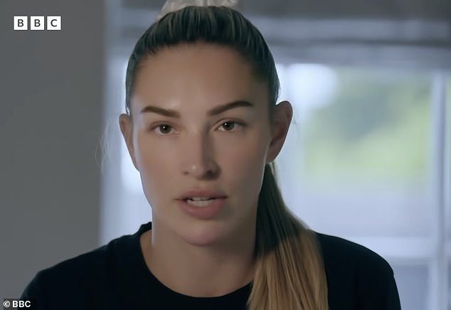 The programme follows Zara McDermott (pictured) as she meets with victims of stalking and domestic abuse to highlight the devastating and long-lasting impact of these crimes