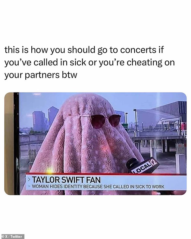 An advice to how to go to a concert if you're cheating on your partner was captured in this meme