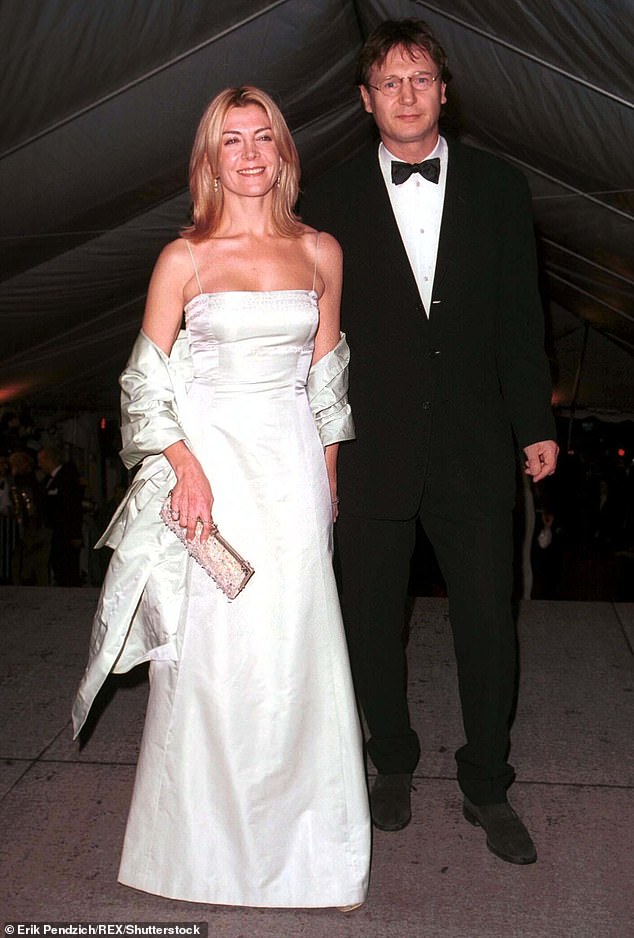 The 72-year-old actor's wife Natasha Richardson died in 2009 at age 45 (pictured in 1999)