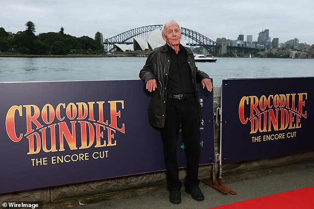 'I want my ashes scattered off the Harbour Bridge. Put that in my will,' he said. Pictured in Sydney in January