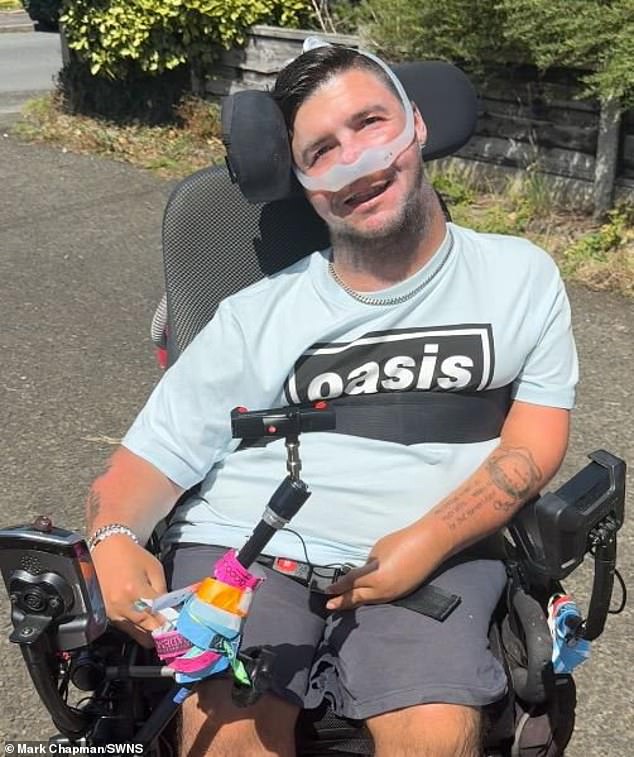 Music superfan Mark Chapman, who has Duchenne muscular dystrophy, has accused gig-goers of faking their disabilities to get into the prized Oasis shows