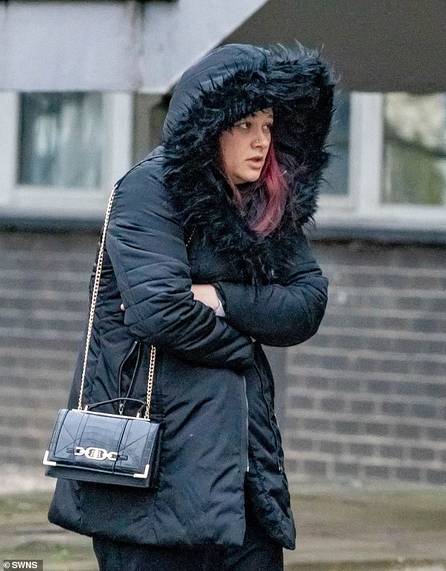 A jury unanimously convicted Wilband of manslaughter and unanimously found Mr Wheeler not guilty of the charge against him (Pictured: Wilband outside Bristol Crown Court on March 4)